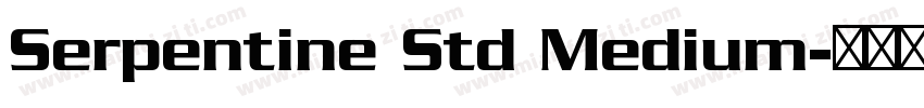 Serpentine Std Medium字体转换